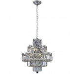 Elegant Lighting Maxime 13 Light Chrome Chandelier Clear Spectra Swarovski Crystal