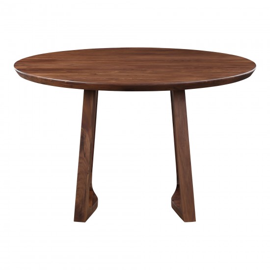 Silas Round Dining Table Walnut