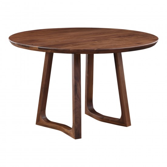 Silas Round Dining Table Walnut