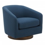 Oscy Swivel Chair Dark Atlantic