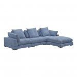 Tumble Lounge Modular Sectional Navy