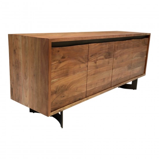 Bent 4 Door Sideboard Smoked