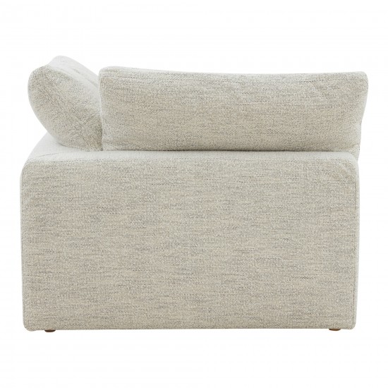 Clay Corner Chair Neverfear™ Fabric Coastside Sand