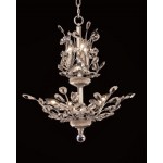 Elegant Lighting Orchid 8 Light Chrome Chandelier Clear Royal Cut Crystal