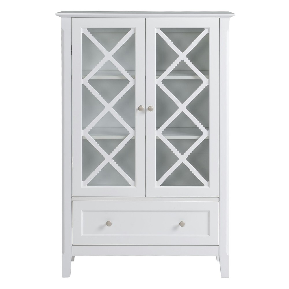 Savannah Accent Cabinet With Two Doors and Lower Drawer