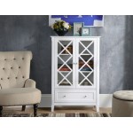 Savannah Accent Cabinet With Two Doors and Lower Drawer