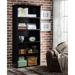 5 Shelf Wood Bookcase