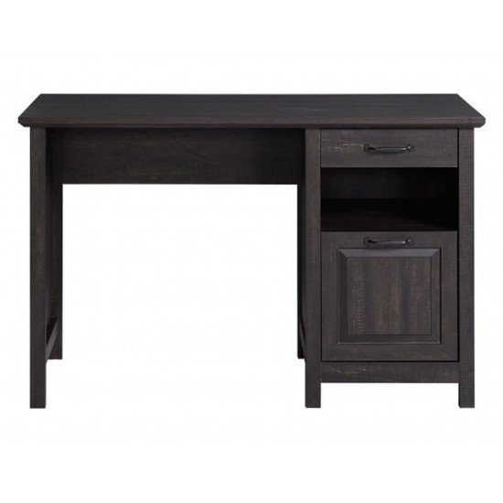 Black Oak Computer Desk