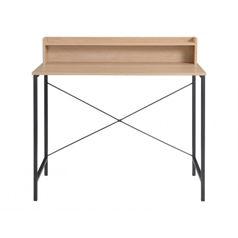Light Oak Writing Desk with Hutch Light Oak Writing Desk with Hutch