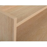 Light Oak Writing Desk with Hutch