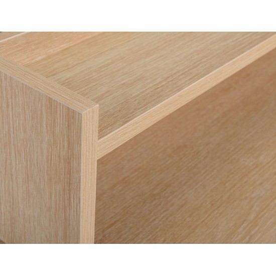 Light Oak Writing Desk with Hutch