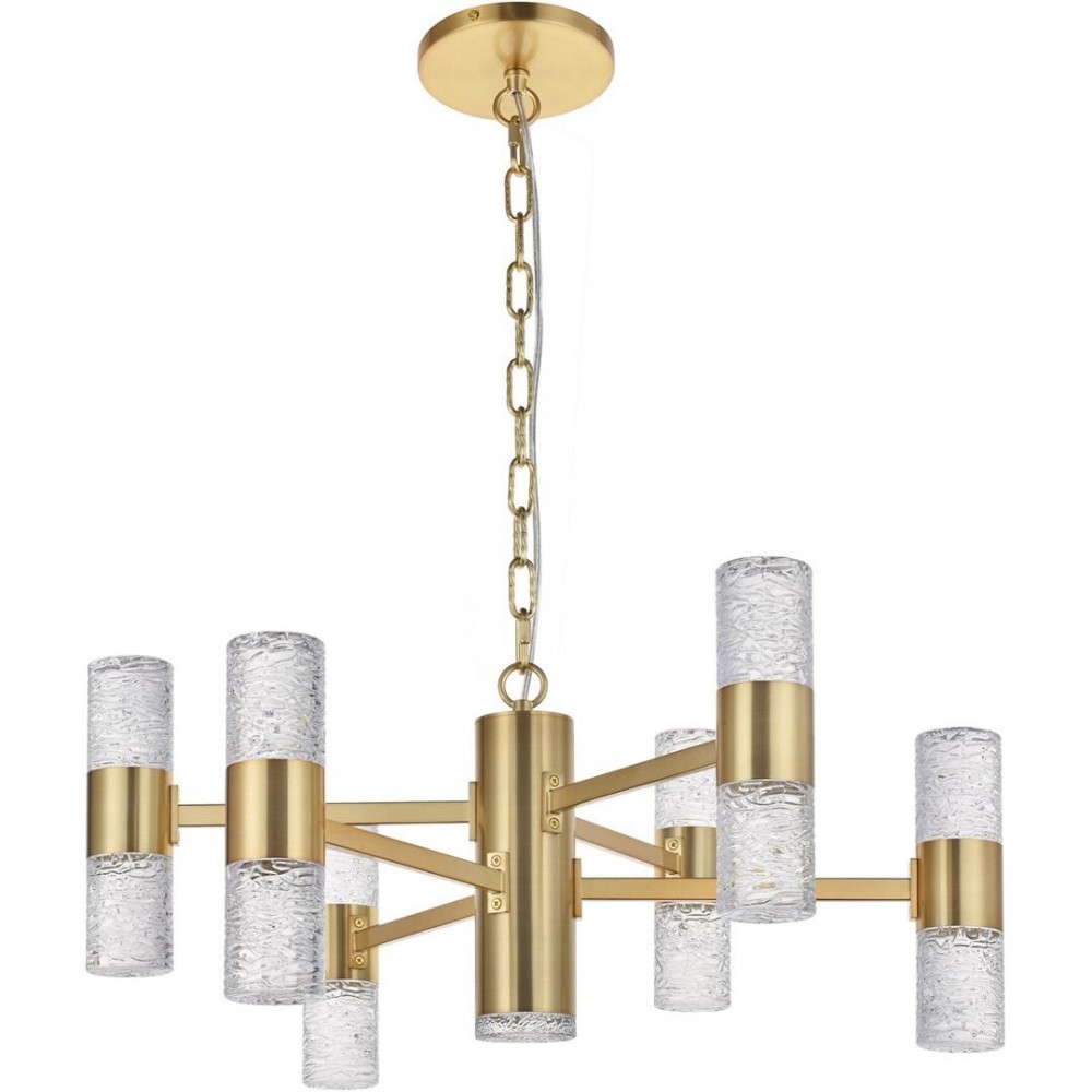 Elegant Lighting Vega 13 Light Gold Led Pendant