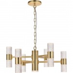 Elegant Lighting Vega 13 Light Gold Led Pendant