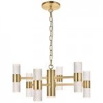 Elegant Lighting Vega 13 Light Gold Led Pendant