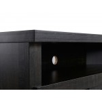 Corner Unit Rough Sawn Dark Oak Finish TV Stand