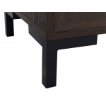 Dark Brown Finish TV Stand