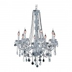 Elegant Lighting Verona 8 Light Chrome Chandelier Clear Royal Cut Crystal