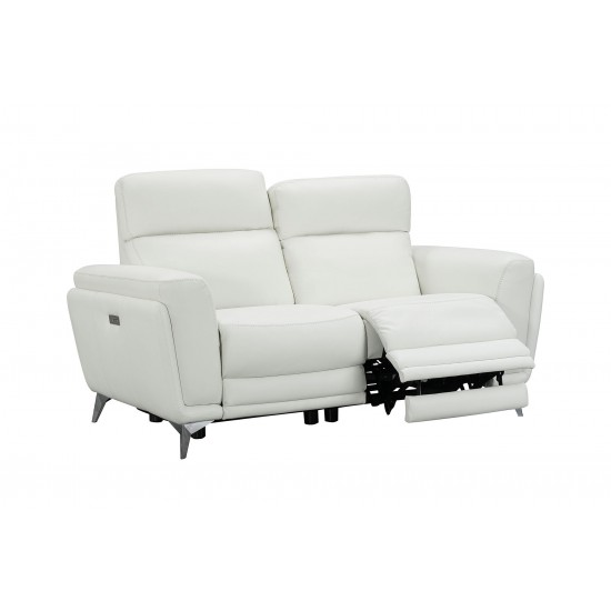 29PH-3082 Cameron Power Reclining Loveseat, Enzo Winter White