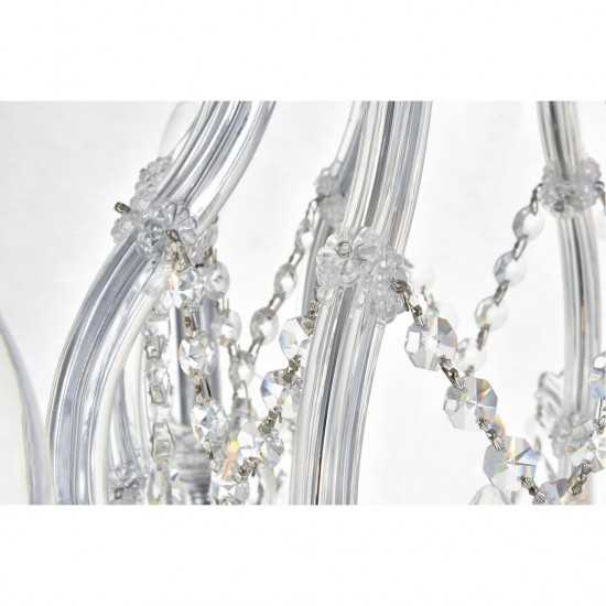 Elegant Lighting Maria Theresa 84 Light Chrome Chandelier Clear Swarovski Elements Crystal