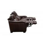 39PHL-1114 Electra Power Reclining Sofa, Castleton Rustic Brown