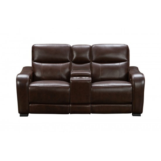 24PHL-1114 Electra Power Reclining Console Loveseat, Castleton Rustic Brown