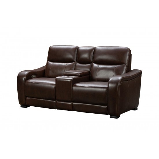 24PHL-1114 Electra Power Reclining Console Loveseat, Castleton Rustic Brown