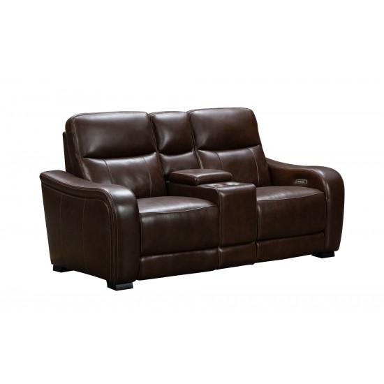 24PHL-1114 Electra Power Reclining Console Loveseat, Castleton Rustic Brown