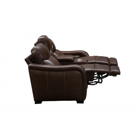 24PHL-1114 Electra Power Reclining Console Loveseat, Castleton Rustic Brown
