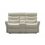 24PHL-1115 Enzo Power Reclining Console Loveseat, Laurel Cream