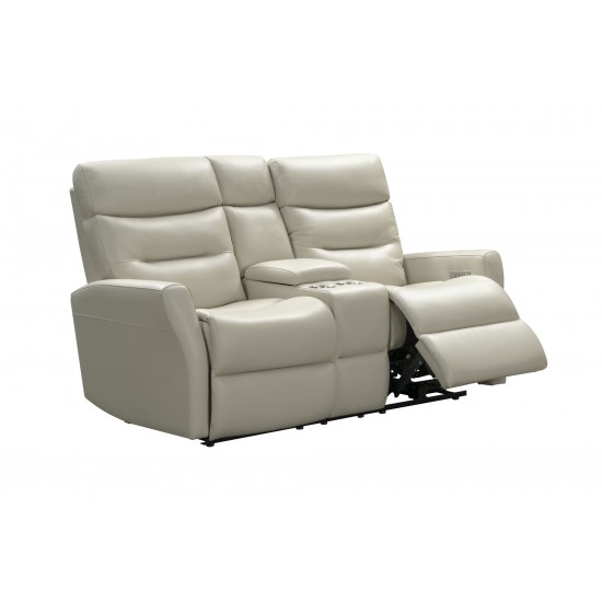 24PHL-1115 Enzo Power Reclining Console Loveseat, Laurel Cream