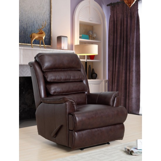 5-3392 Gatlin Wall Proximity Recliner, Ryegate Brownstone