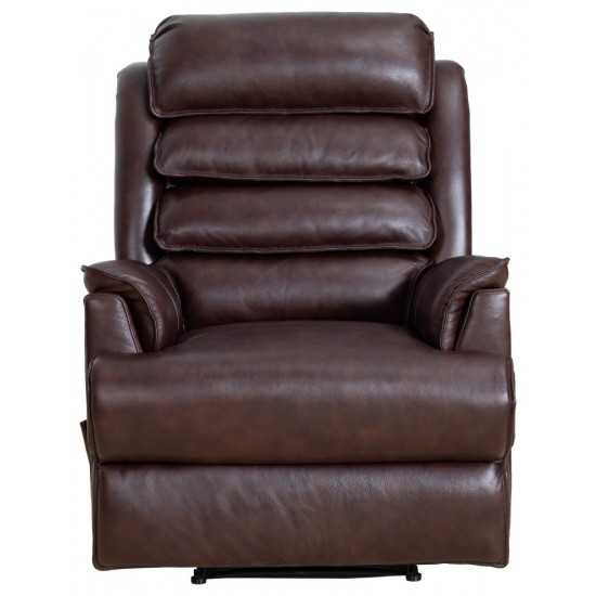 5-3392 Gatlin Wall Proximity Recliner, Ryegate Brownstone