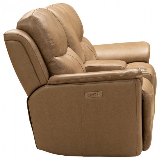 24PHL-3665 Kaden Power Reclining Console Loveseat, Elliott Taupe