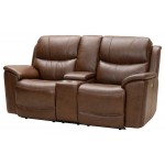 24PHL-3665 Kaden Power Reclining Console Loveseat, Jarod Brown