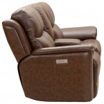 24PHL-3665 Kaden Power Reclining Console Loveseat, Jarod Brown