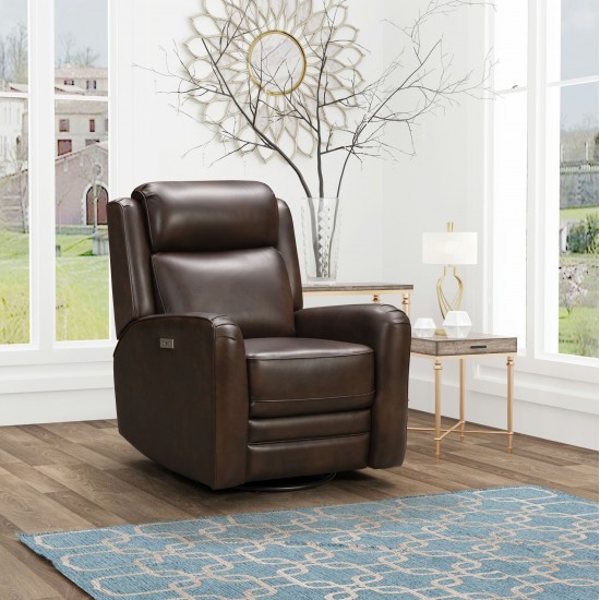 8PH-3757 Kennedy Swivel Glider Recliner, Tonya Brown