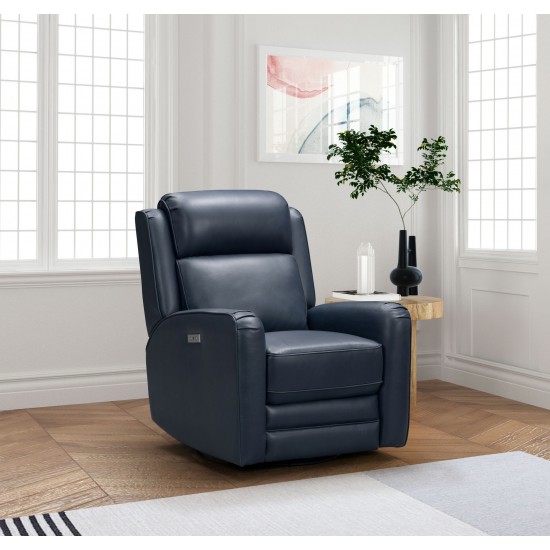8PH-3757 Kennedy Swivel Glider Recliner, Marco Navy Blue