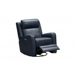 8PH-3757 Kennedy Swivel Glider Recliner, Marco Navy Blue