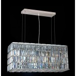 Elegant Lighting Maxime 8 Light Chrome Chandelier Clear Elegant Cut Crystal