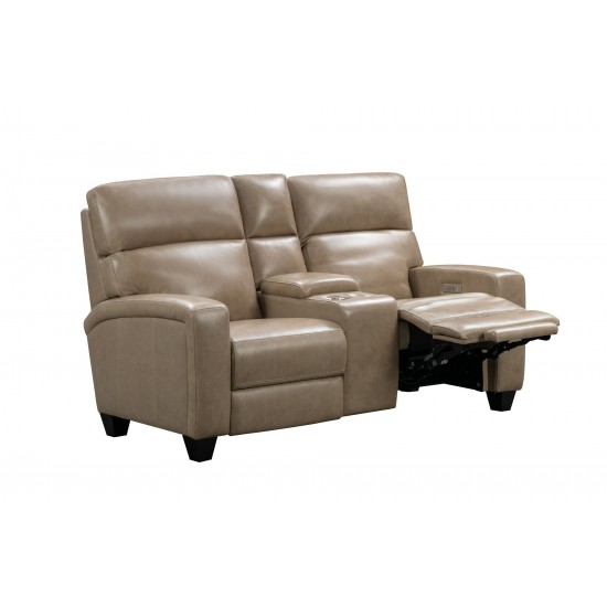 24PHL-1116 Macello Power Reclining Console Loveseat, Elliot Taupe