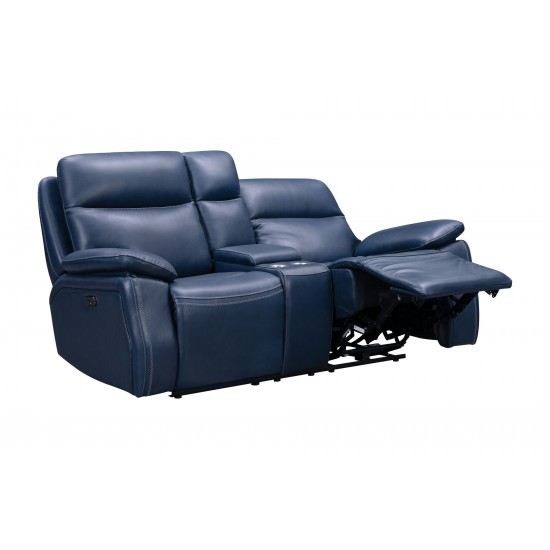 24PH-3628 Micah Console Loveseat, Marco Navy Blue