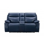 24PH-3628 Micah Console Loveseat, Marco Navy Blue