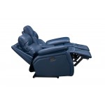 24PH-3628 Micah Console Loveseat, Marco Navy Blue