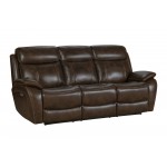 39PHL-3703 Sandover Power Reclining Sofa, Tri-Tone Chocolate