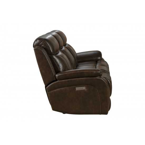 39PHL-3703 Sandover Power Reclining Sofa, Tri-Tone Chocolate