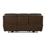 39PHL-3703 Sandover Power Reclining Sofa, Tri-Tone Chocolate