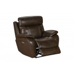 9PHL-3703 Sandover Power Recliner, Tri-Tone Chocolate