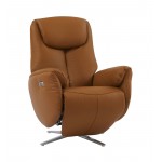 15P-1142 Apollo Swivel Pedestal Power Recliner, Capri Camel