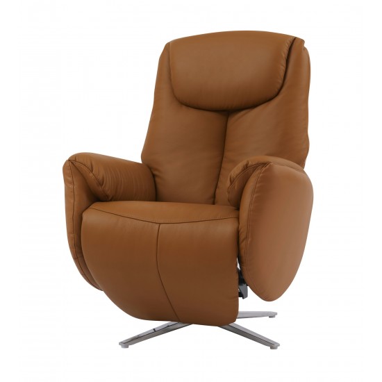 15P-1142 Apollo Swivel Pedestal Power Recliner, Capri Camel