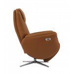 15P-1142 Apollo Swivel Pedestal Power Recliner, Capri Camel
